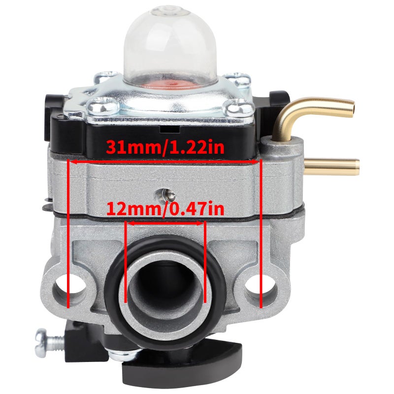 Ferilter 753-06258A Carburetor for Ryobi Full Crank 2 Cycle Weed Eater RY252CS RY253SS RY251PH RY254BC 25cc Trimmer Wacker Parts RY 25 PHEMC RY25 CSEMC VNM 307160001 307160011 307160009 Carburetor - Image 2
